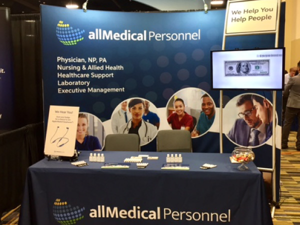 AMP exhibit booth