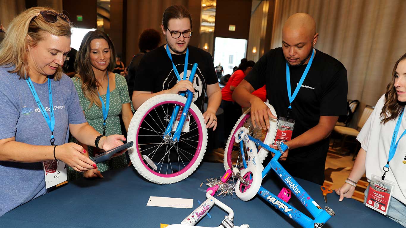 All Medical Personnel Employees Donate Bicycles to Boys & Girls Clubs of Collin County, Texas 1 All Medical Personnel employees donate bicycles to Boys & Girls Club of Collin County