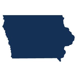 Iowa map