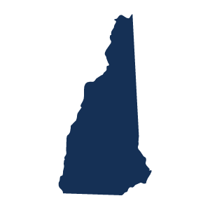 New Hampshire map