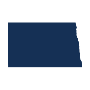 North Dakota map