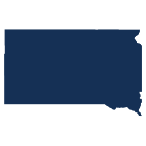 South Dakota map