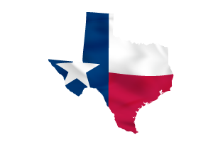texas flag map